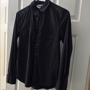 H&M Black Casual Button Down Shirt